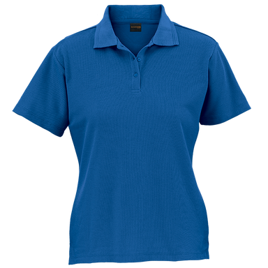 175g Pique Knit Golfer Ladies Atlantic Blue / XS / Regular - Golf Shirts