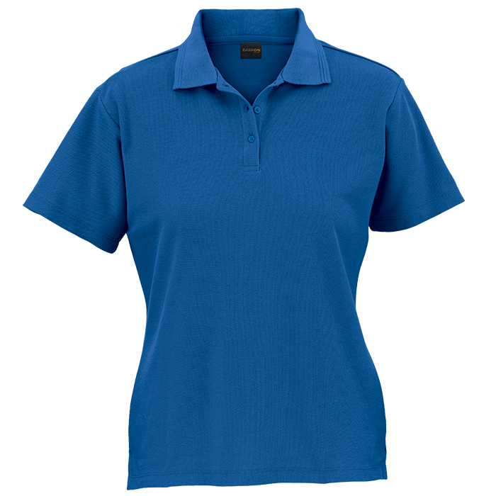 175g Pique Knit Golfer Ladies Atlantic Blue / XS / Regular - Golf Shirts