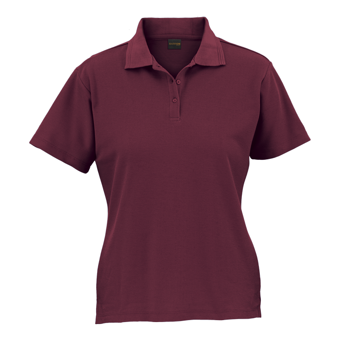 175g Pique Knit Golfer Ladies Maroon / XS / Regular - Golf Shirts