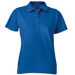 200g Ladies Pique Knit Golfer Royal / XS / Regular - Golf Shirts