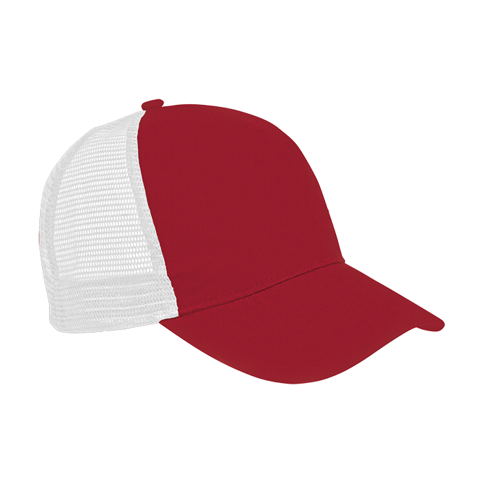 5 Panel Trucker Cap Red/White / STD / Last Buy - Caps