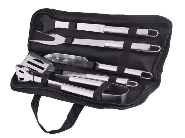 5-Piece Stainless Steel Braai Set-