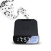 5 Watt Speaker 4000mAh Wireless Powerbank and Alarm Clock playing music
