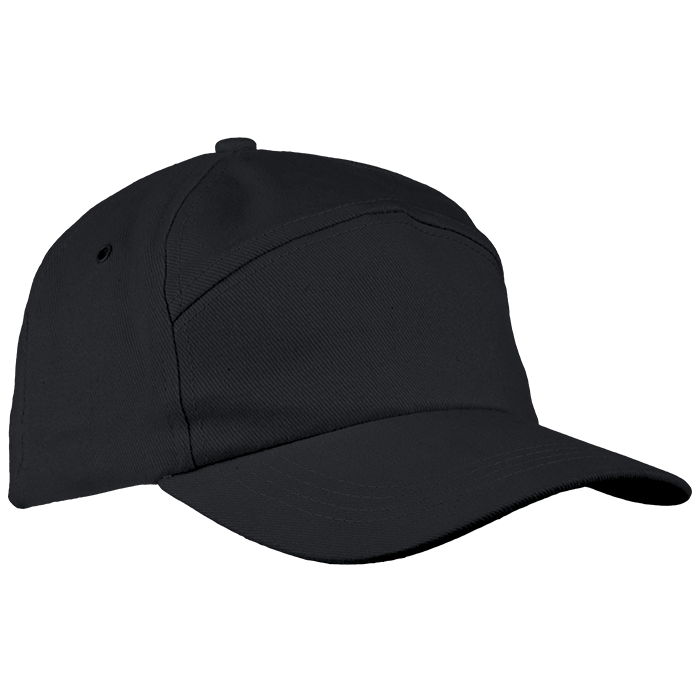 6 Panel Carbon Cap Black / STD / Regular - Caps