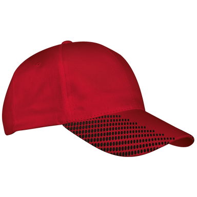 6 Panel Dash Cap Red/Black / STD / Regular - Caps