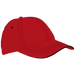6 Panel Microfibre Stitch Cap Red/Black / STD / Last Buy - Caps