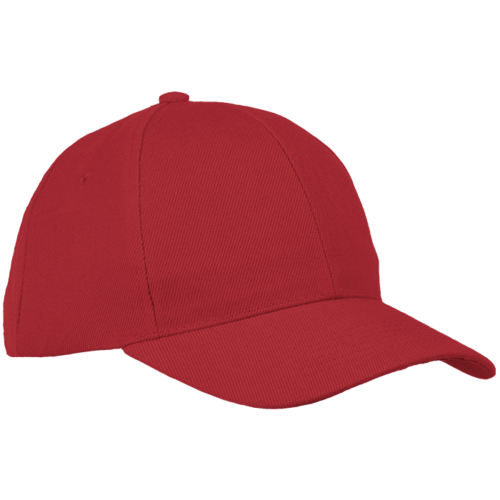 6 Panel Raven Cap Red / STD / Last Buy - Caps