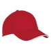 6 Panel Sandwich Peak Cap Red/White / STD / Regular - Caps