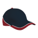 6 Panel Trio Cap Navy/Red/White / STD / Regular - Caps