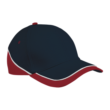 6 Panel Trio Cap  Navy/Red/White / STD / Regular - 