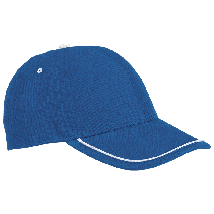 6 Panel Vibe Cap  Blue/White / STD / Last Buy - Caps