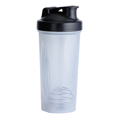 600ml Shaker with Stainless Steel Ball Clear / STD / Regular - Drinkware