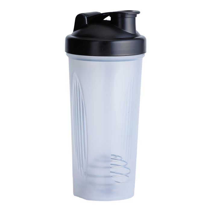 600ml Shaker with Stainless Steel Ball Clear / STD / Regular - Drinkware