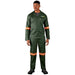 Acid Resistant Polycotton Conti Suit - Reflective Arm Legs & Back - Orange Tape