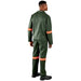 Acid Resistant Polycotton Conti Suit - Reflective Arm & Legs - Orange Tape - Work Safety Protective Gear