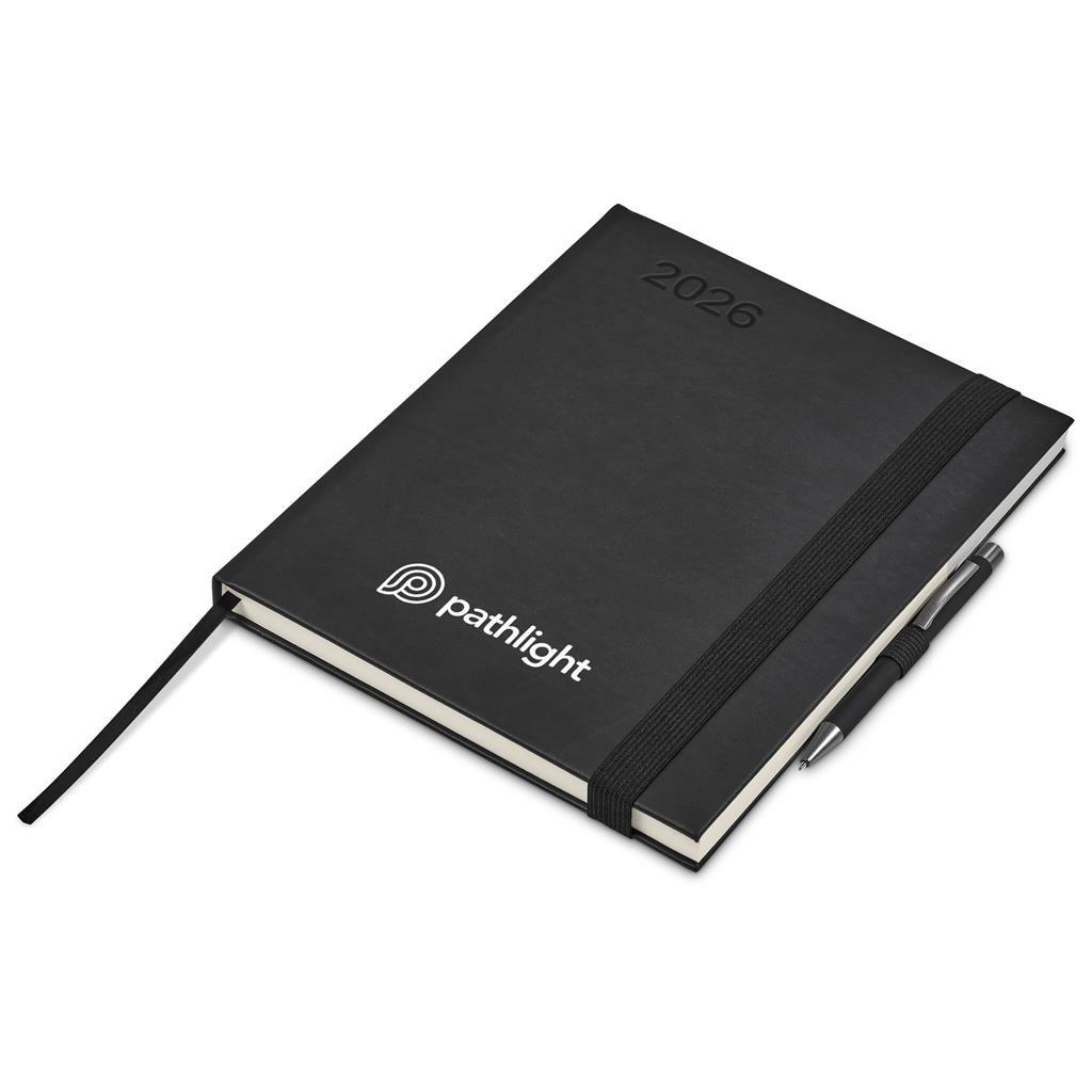 Advantage A4 2026 Diary BLACK - Diaries 2026,Diaries
