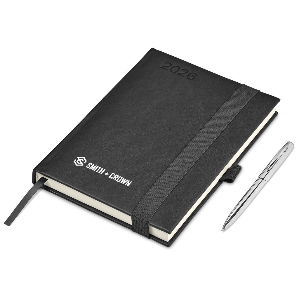 Advantage A5 2026 Diary & Cypher Pen Set - Diaries 2026,Diaries 2026,Diary Sets