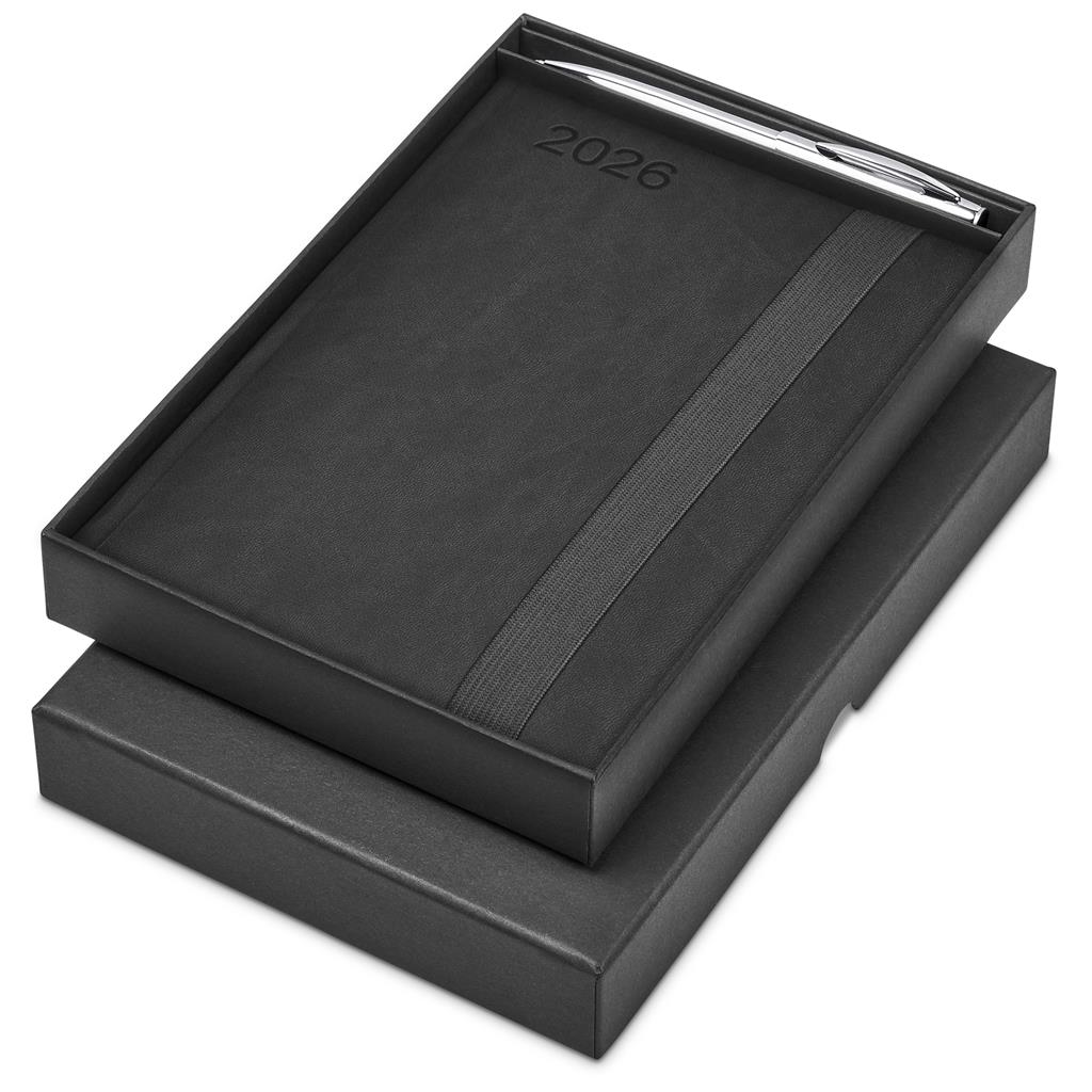 Advantage A5 2026 Diary & Cypher Pen Set - Diaries 2026,Diaries 2026,Diary Sets