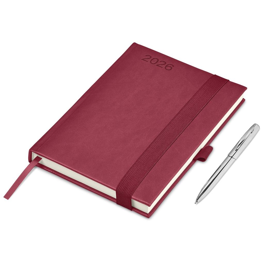 Advantage A5 2026 Diary & Cypher Pen Set - Diaries 2026,Diaries 2026,Diary Sets