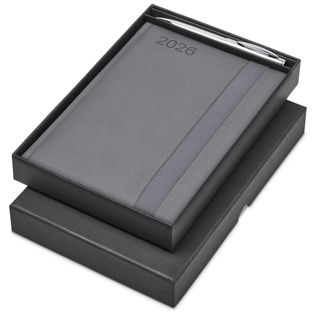 Advantage A5 2026 Diary & Cypher Pen Set - Diaries 2026,Diaries 2026,Diary Sets