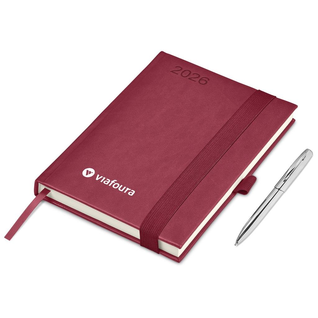 Advantage A5 2026 Diary & Cypher Pen Set - Diaries 2026,Diaries 2026,Diary Sets