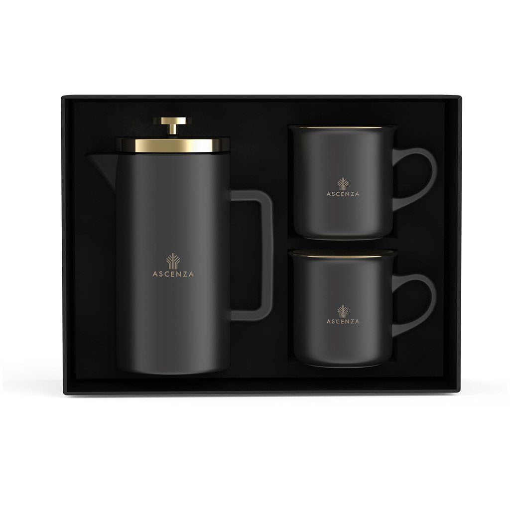 Afrique Dusk Coffee Press & Mug Set Black / BL - Mugs