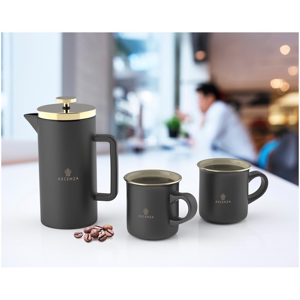 Afrique Dusk Coffee Press & Mug Set Black / BL - Mugs