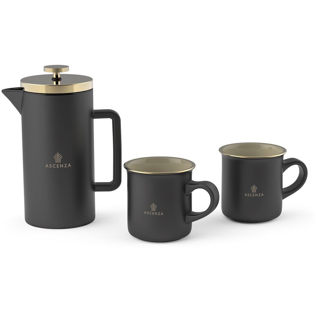 Afrique Dusk Coffee Press & Mug Set Black / BL - Mugs