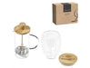 Aibo Glass & Bamboo Coffee Set Natural / NT