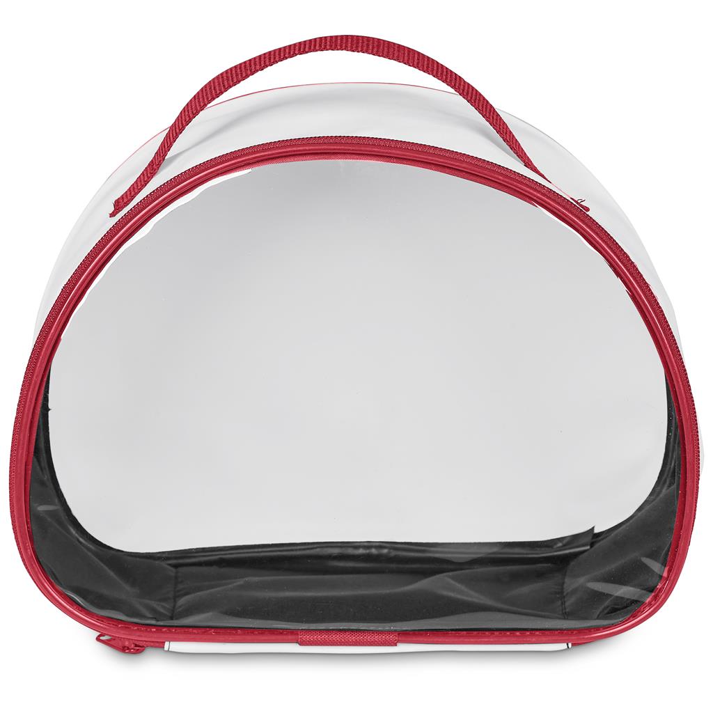 Custom Aloe Toiletry Bag With PVC Front Window - Bags,Custom and Cosmetic Bags