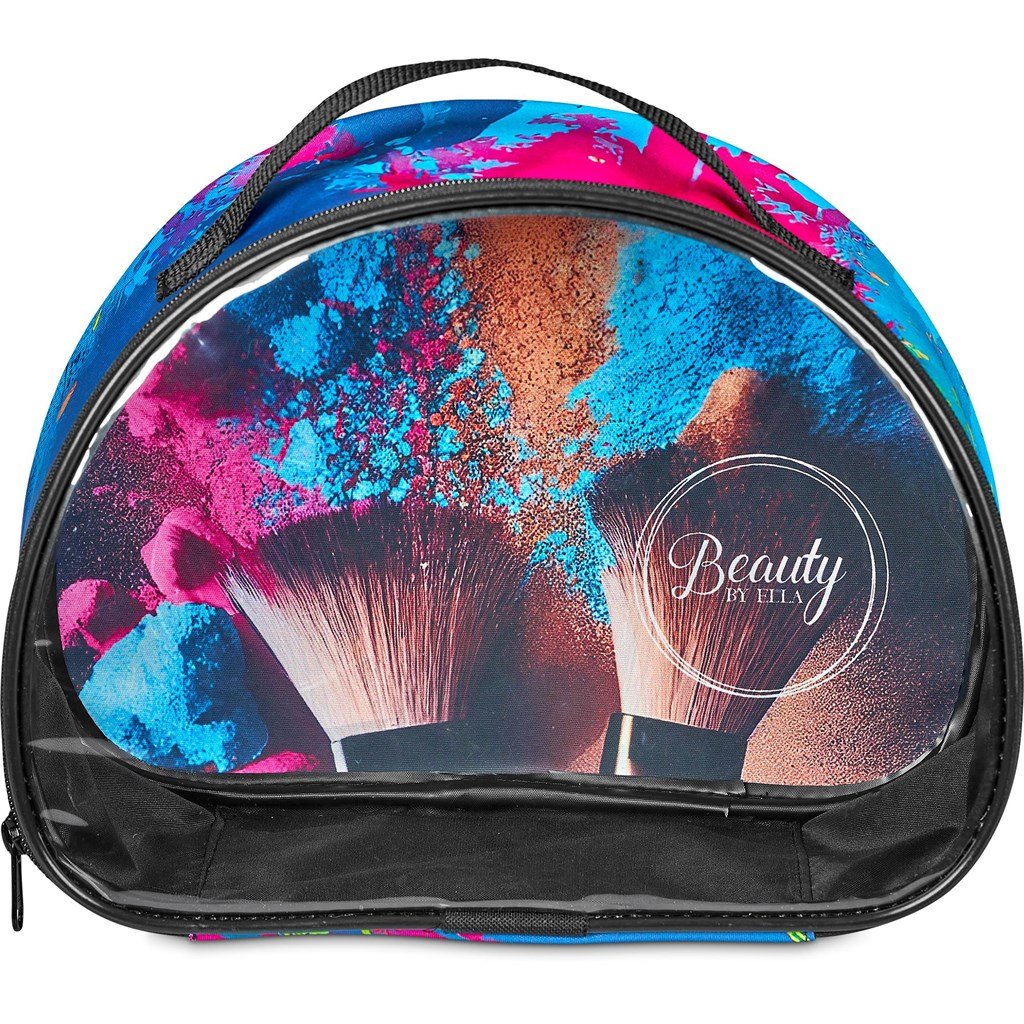 Custom Aloe Toiletry Bag With PVC Front Window - Bags,Custom and Cosmetic Bags