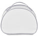 Custom Aloe Toiletry Bag With PVC Front Window GREY - Bags,Custom and Cosmetic Bags