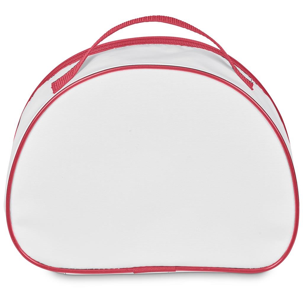 Custom Aloe Toiletry Bag With PVC Front Window RED - Bags,Custom and Cosmetic Bags