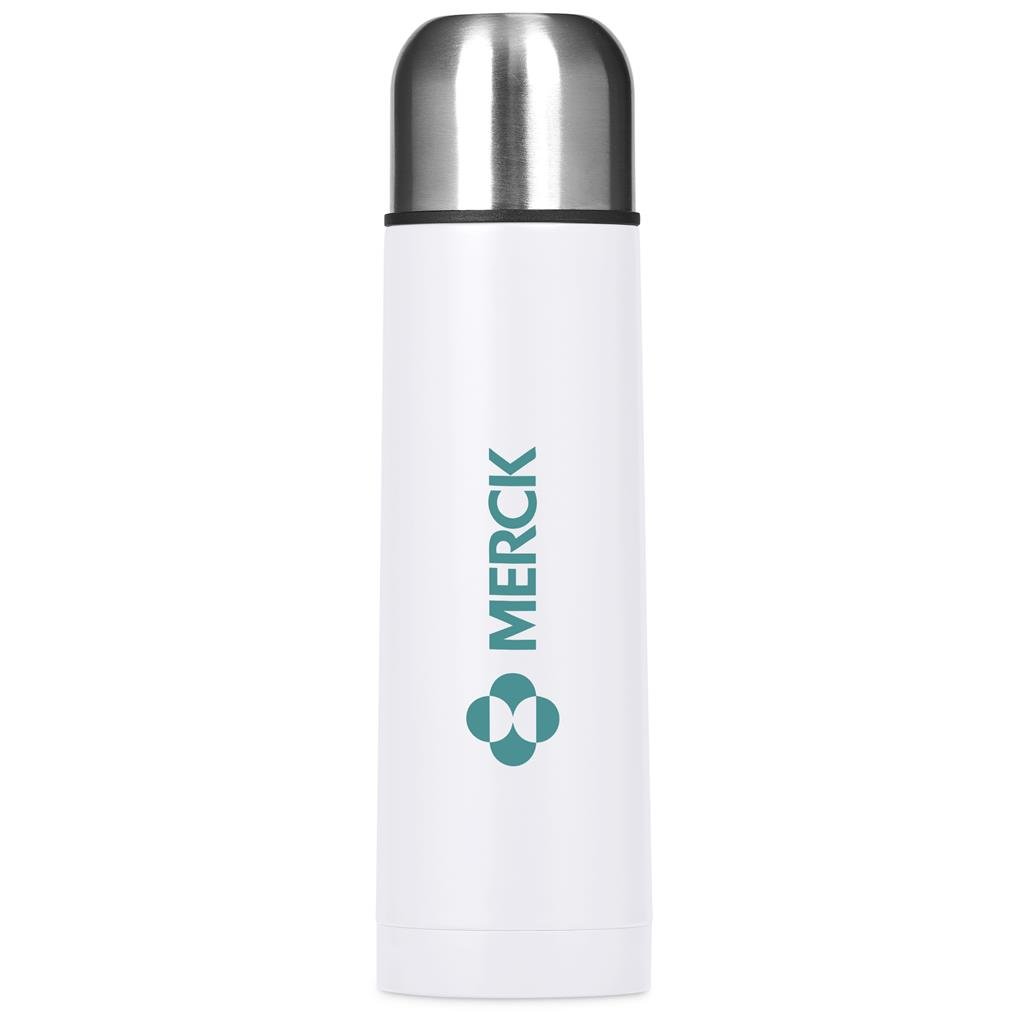 Alpaca Stainless Steel Vacuum Flask – 500ml SOLID WHITE - Flasks,Drinkware