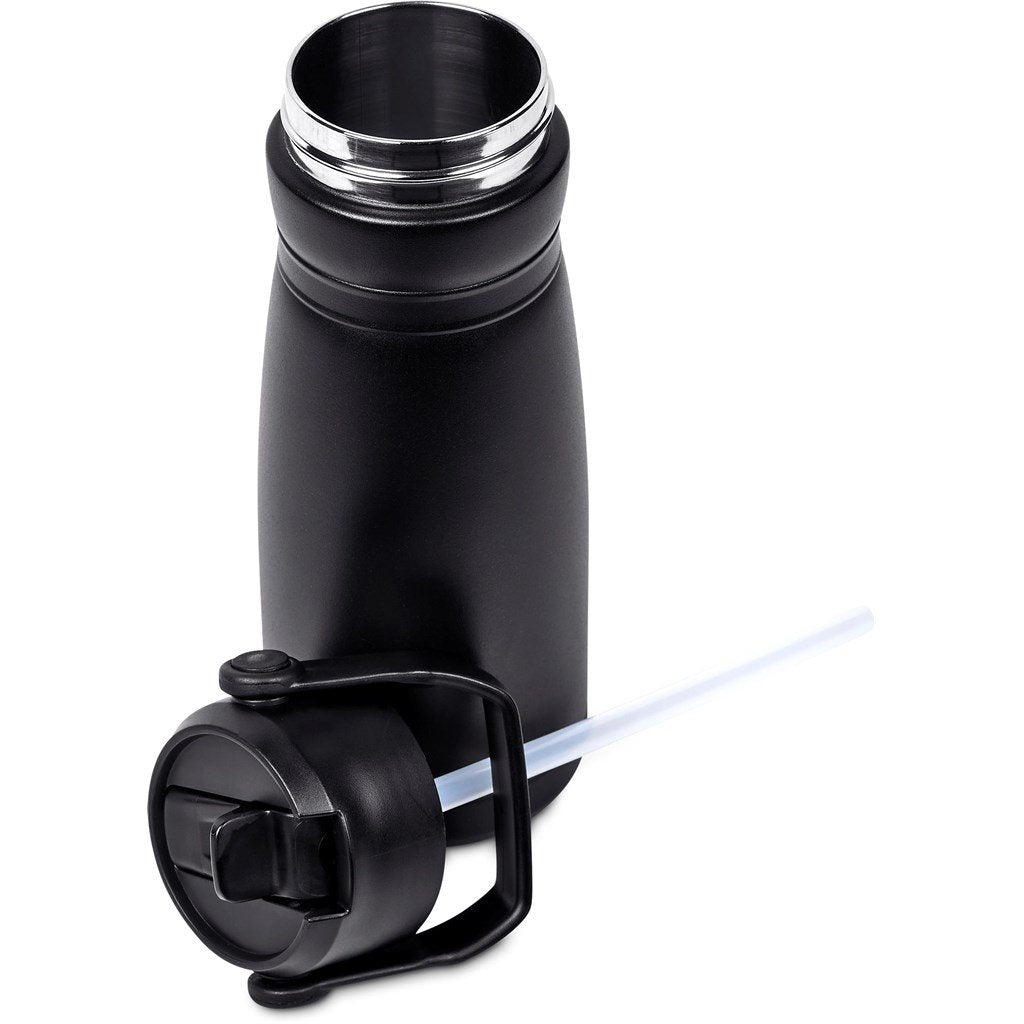 Amba Stainless Steel Vacuum Water Bottle – 600ml BLACK - Bottles,Drinkware