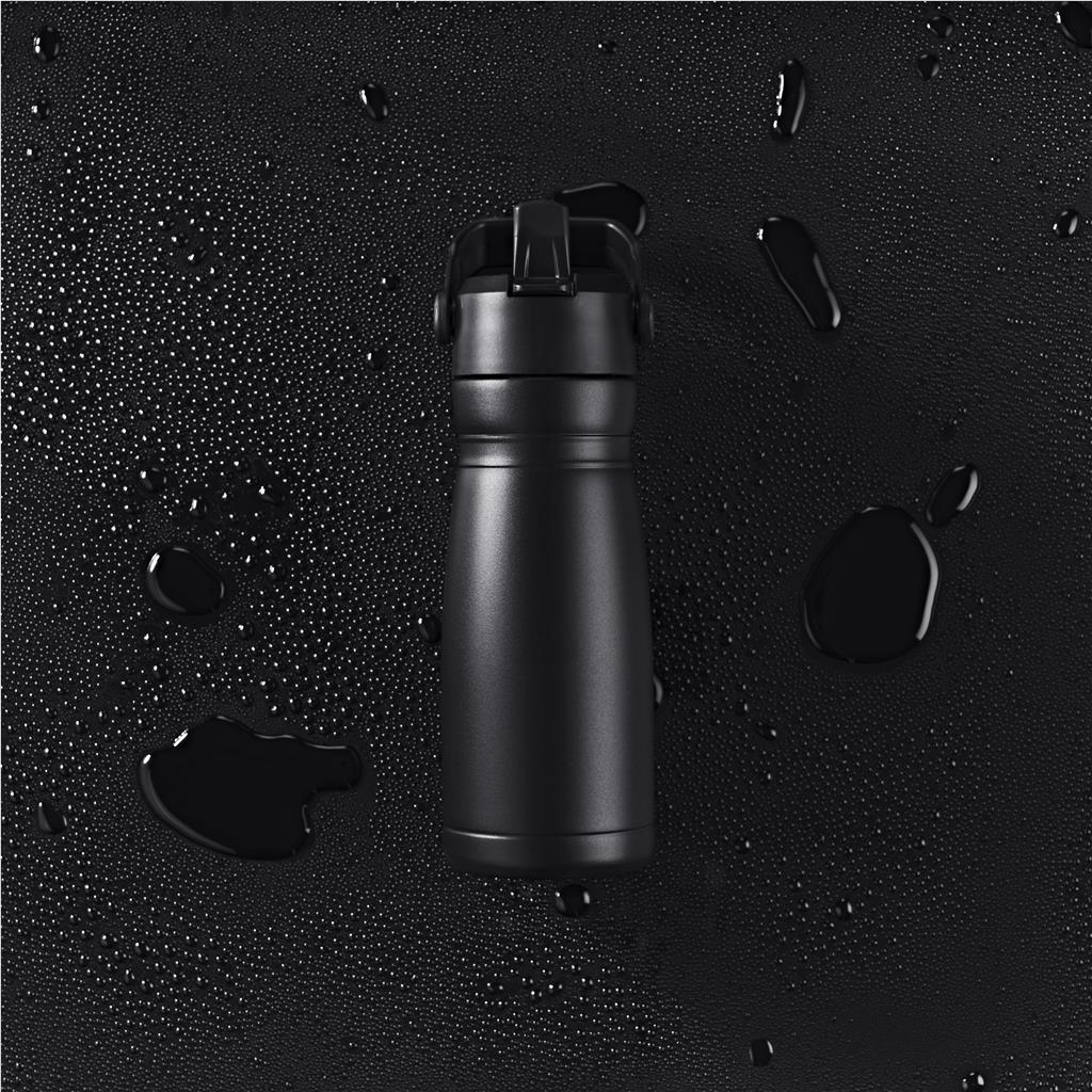 Amba Stainless Steel Vacuum Water Bottle – 600ml BLACK - Bottles,Drinkware