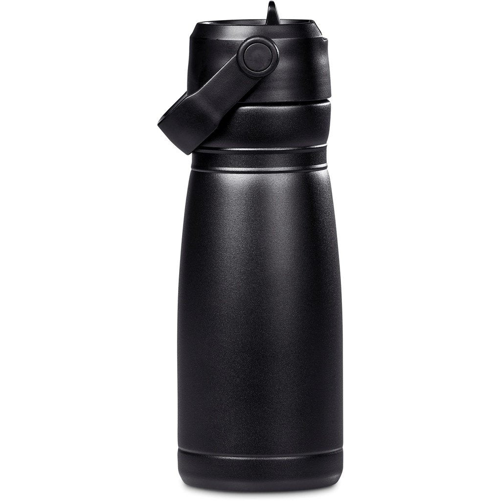 Amba Stainless Steel Vacuum Water Bottle – 600ml BLACK - Bottles,Drinkware