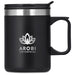 Angelo Stainless Steel & Plastic Double-Wall Mug – 360ml BLACK - Travel Mugs and Tumblers,Drinkware