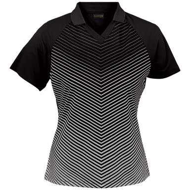 Apollo Golfer Ladies Black/Silver / XS / Last Buy - Golf Shirts