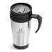 Arabica Double-Wall Travel Mug - 450ml-Silver-S