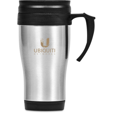 Arabica Stainless Steel & Plastic Double-Wall Mug - 450ml Silver / S - Mugs