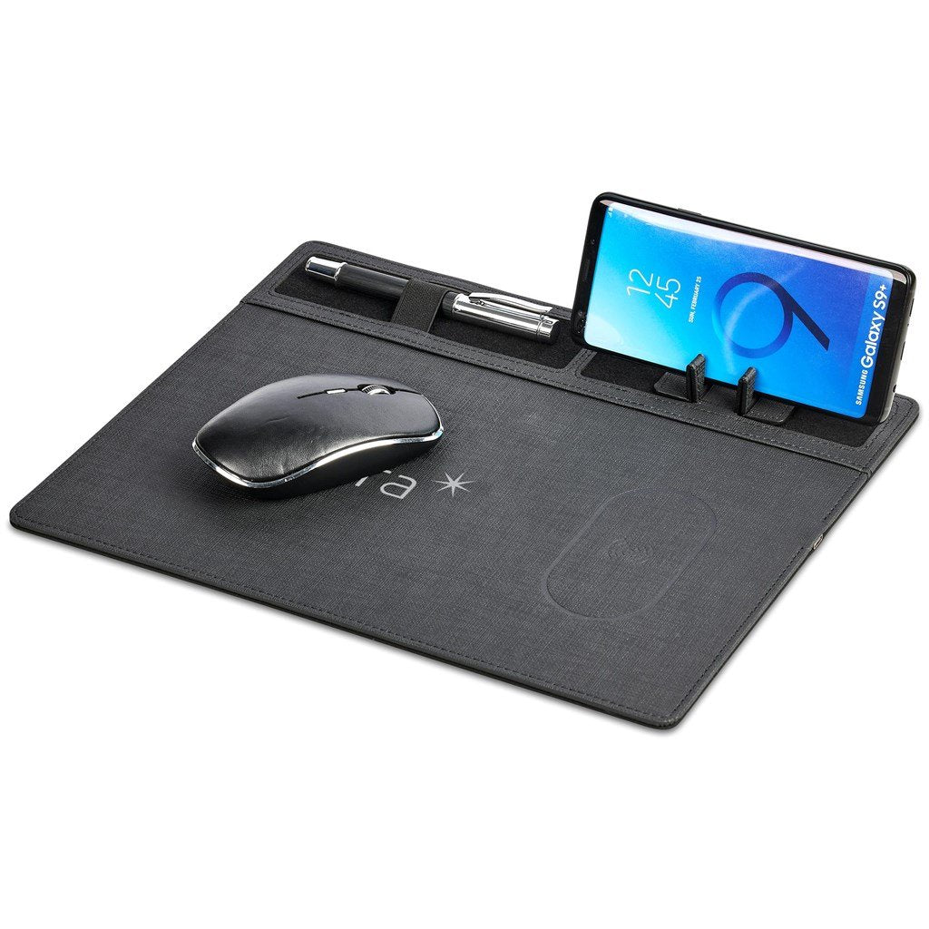 Aramis Wireless Charger Desk Organiser Black / BL