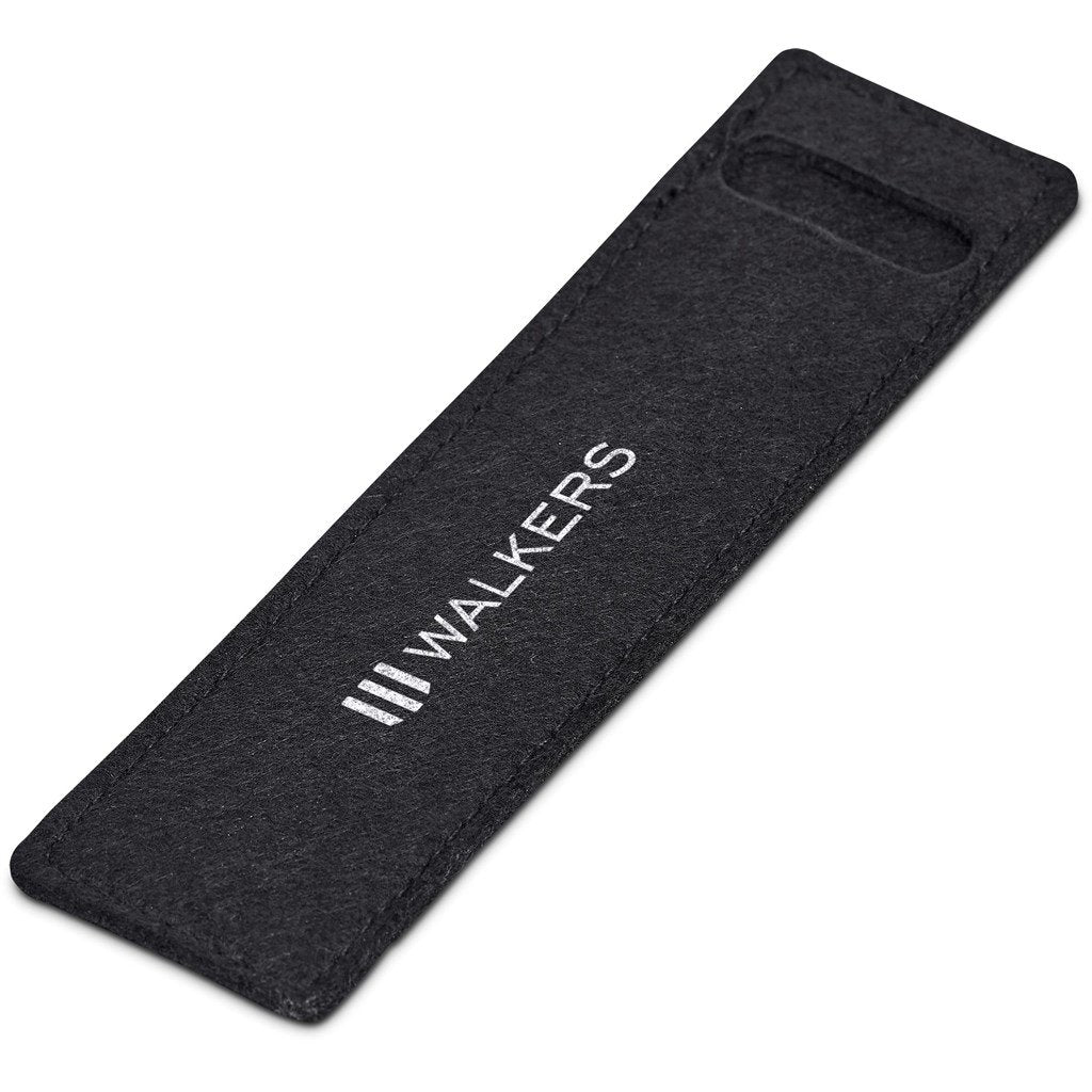 Asos Rollerball in Pouch BLACK - Metal Pens,Writing Instruments