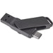 Atraxia Dual Flash Drive – 64GB / Gun Metal / GM