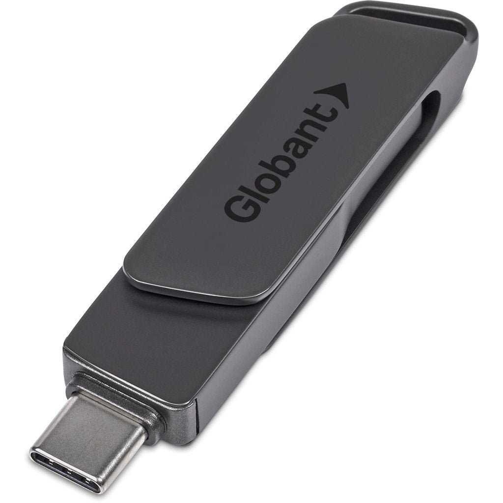 Atraxia Dual Flash Drive – 64GB / Gun Metal / GM