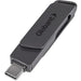 Atraxia Dual Flash Drive – 64GB / Gun Metal / GM