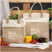 Atsui Natural Jute & Cotton Tote Bag / NT - Shopping Totes