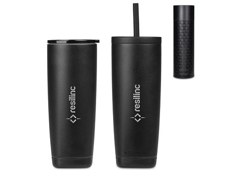 Aurelian 2-in-1 Stainless Steel Vacuum Tumbler - 530ml Black / BL