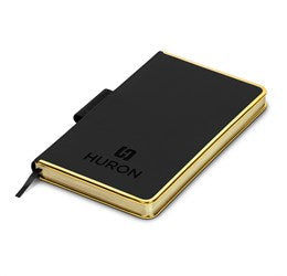 Auriol A5 Hard Cover Notebook Gold / GD - Notebooks & Notepads