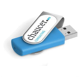 Axis 16Gb Dome Memory Stick - Yellow-